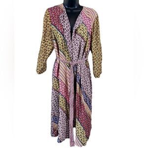 CAbi Poet Patchwork Kimono Duster